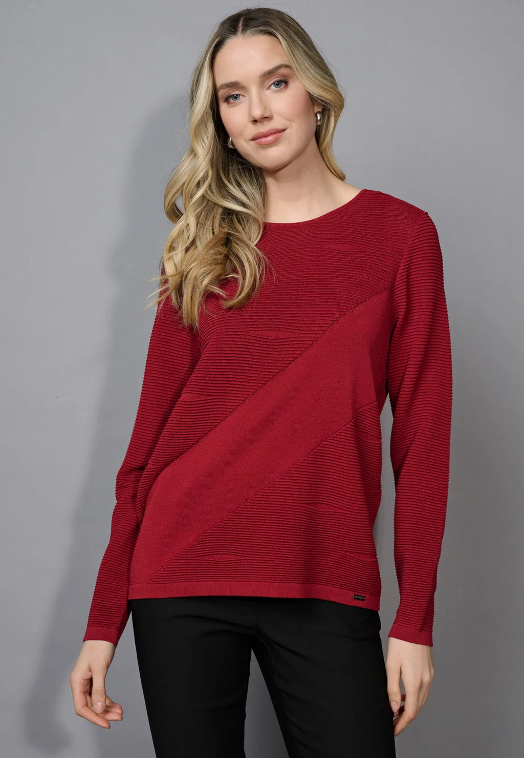 Textured Sweater Top