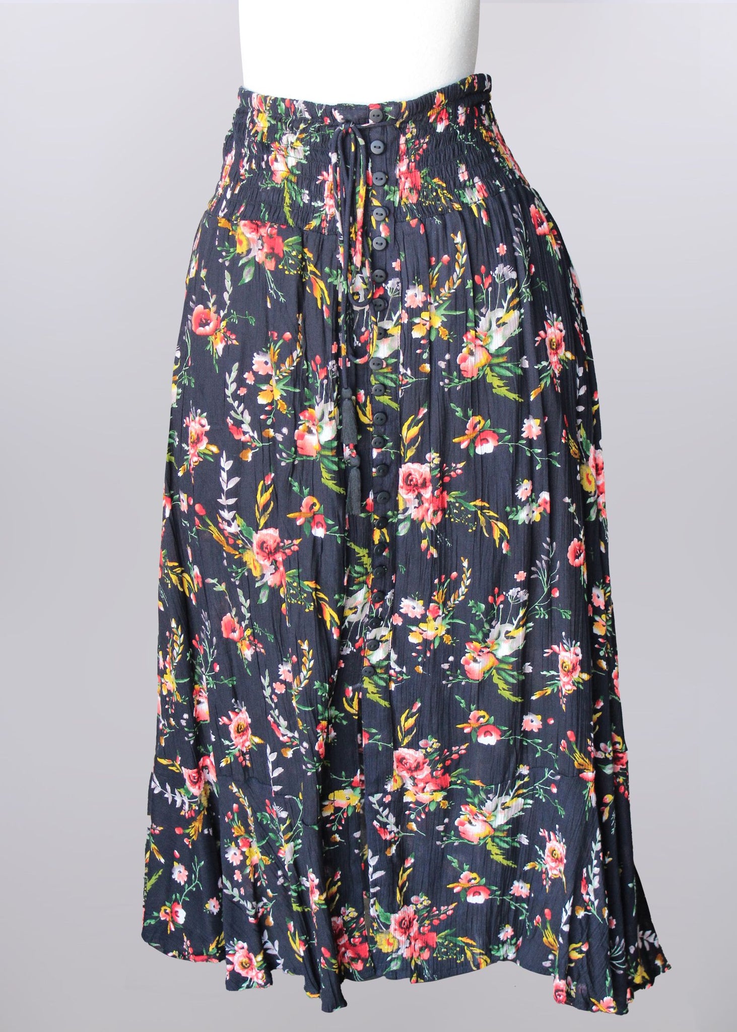 Floral Broom Skirt