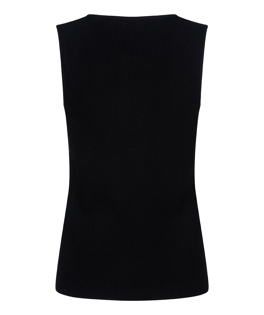 Sleeveless Rib Top