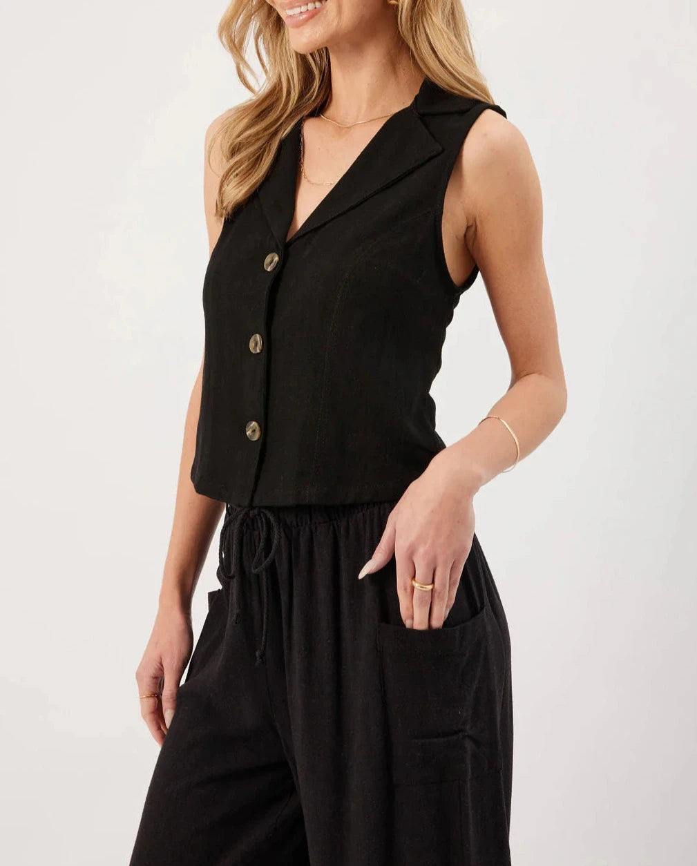 Kyla Vest | Black