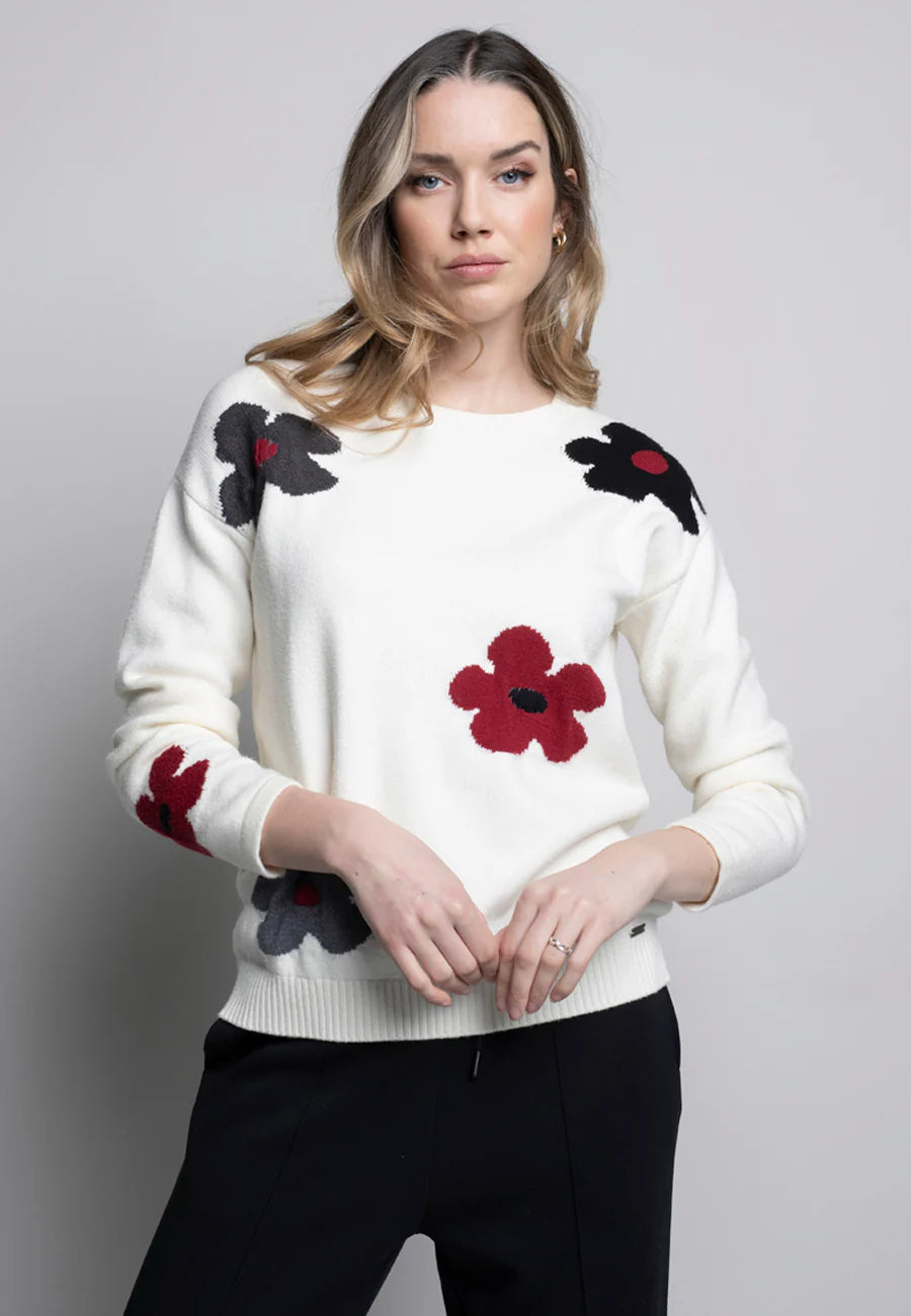 Floral Sweater Top