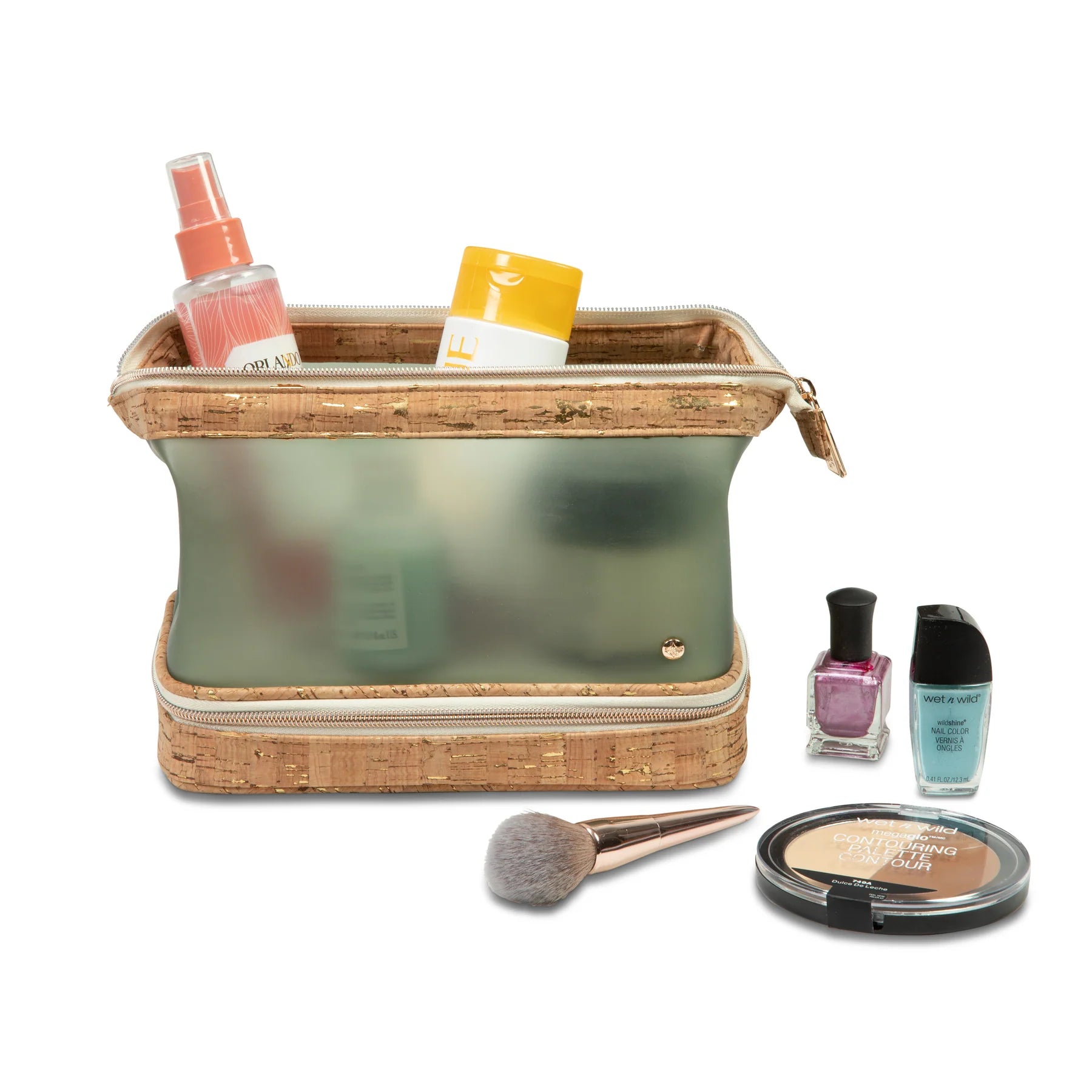 Jumbo Makeup Case in Thyme