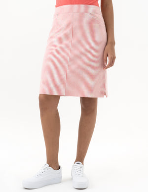 Pull On Candy Stripe Skort