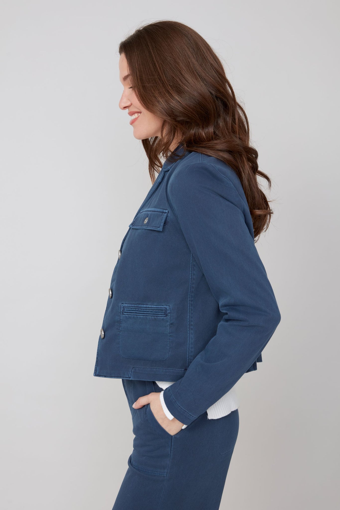 Long Sleeve Cropped Blazer