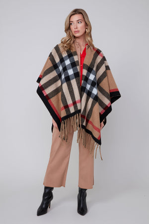 26" Brushed Plaid Wrap