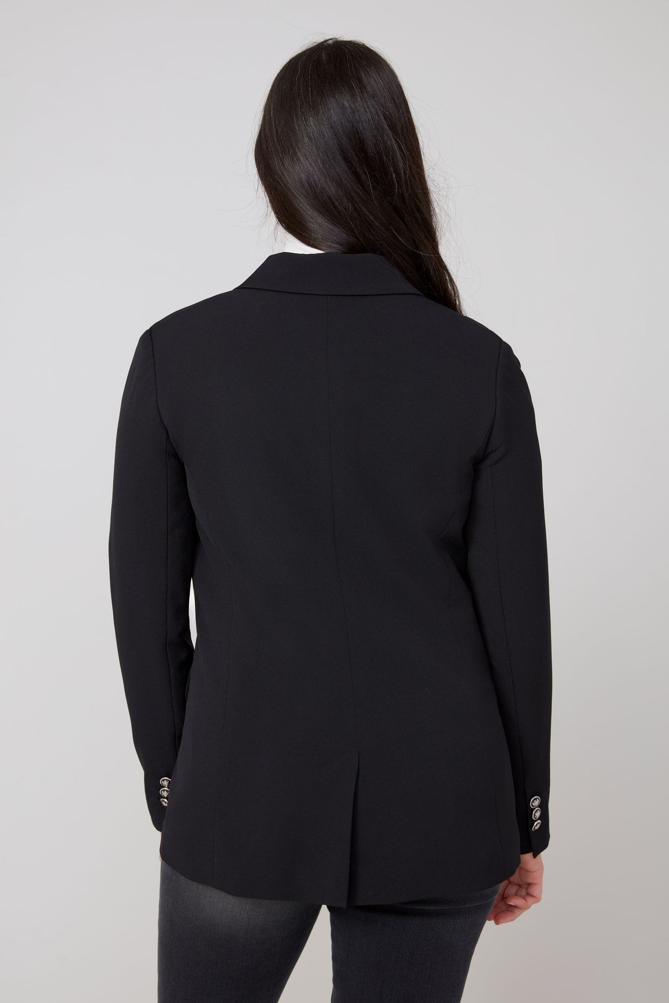 Long Sleeve Zip Out Hooded Blazer