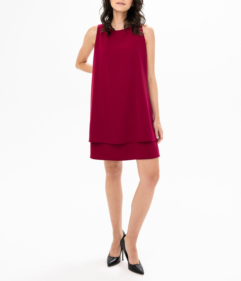 Layered Dress | Beet