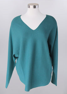 V-Neck Pullover Sweater | Peacock
