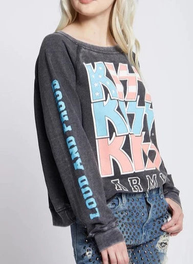 KISS Army Loud And Proud Sweatshirt | Black