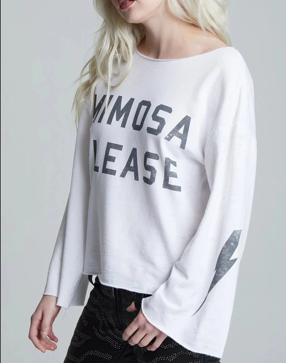 Mimosa Please Bell Sleeve | White