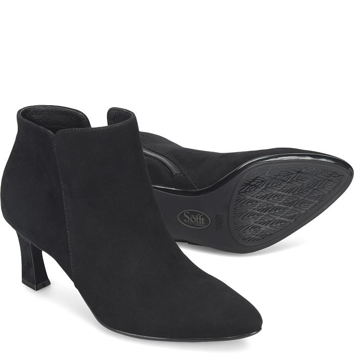 Sasha Black Suede Boot
