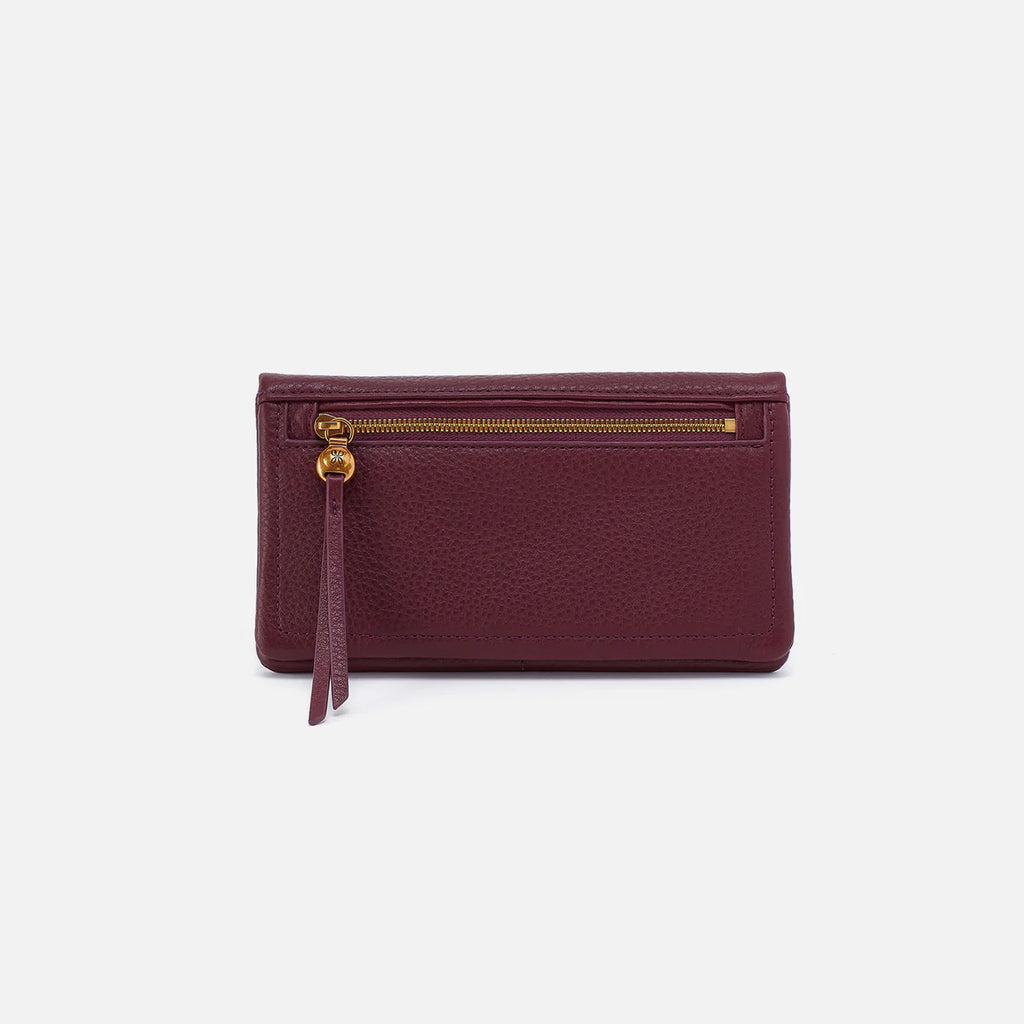 Lumen Wallet in Mulberry Glaze