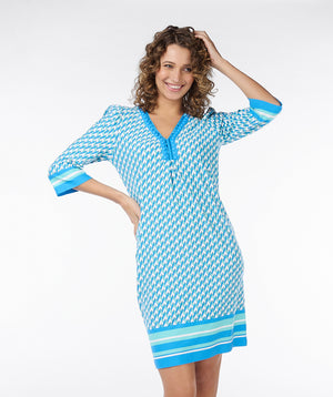 3/4 Sleeve Retro Shift Dress