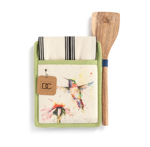 Hot Pad & Towel with Spatula | Humingbird