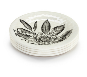  Melamine Appetizer Plates | Floral 