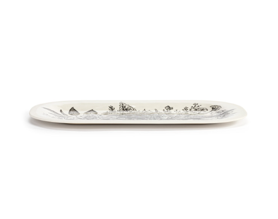 Medium Melamine Rectangular Platter | Floral