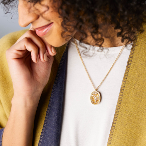 Mustard Seed Necklace | Gold