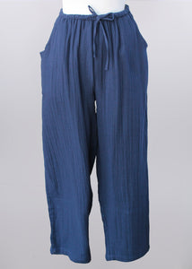 Pull On Cotton Gauze Pant