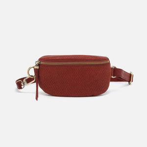 Fern Belt Bag in Soft Embossed Leather