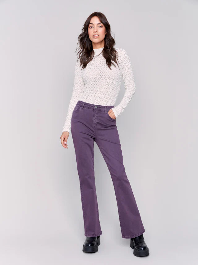 Bootcut Twill Pants