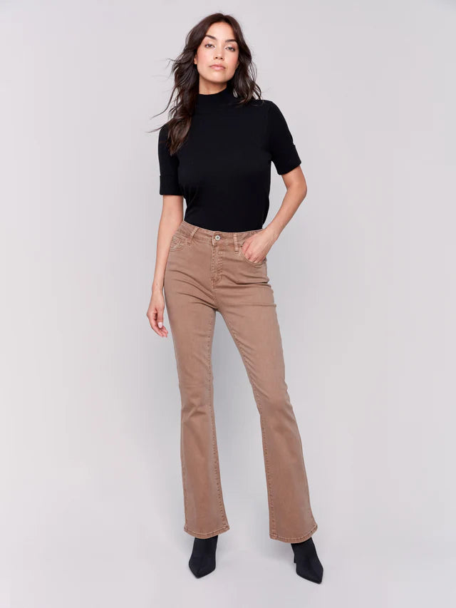 Bootcut Twill Pants