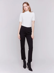 Cuffed Ponte Pants