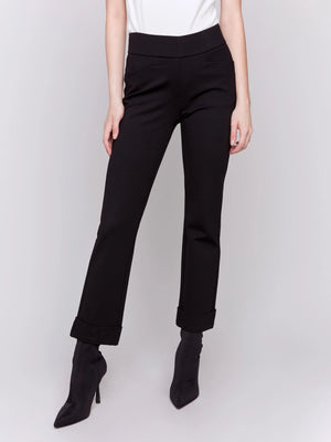 Cuffed Ponte Pants