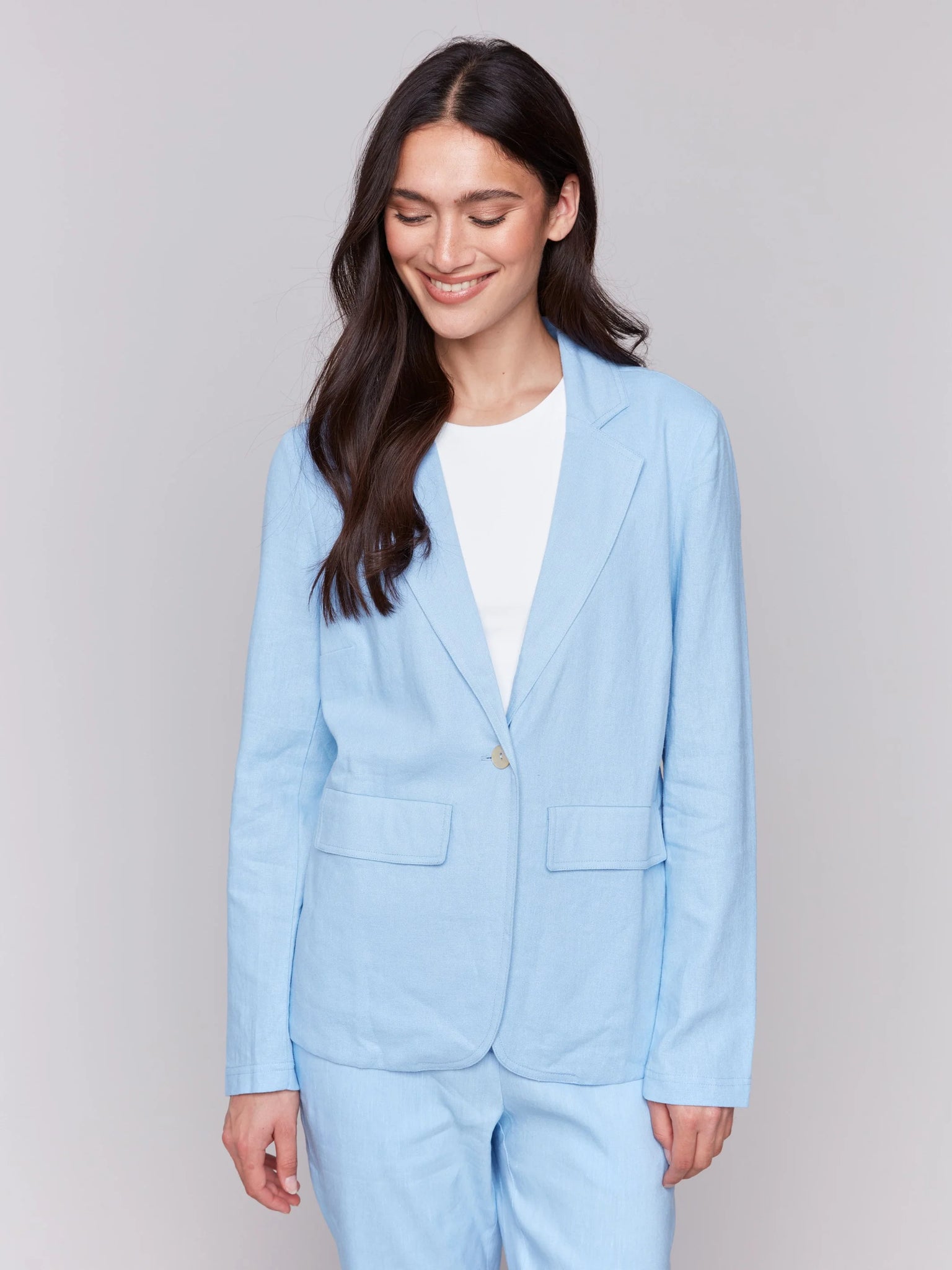 Light Linen Blend Blazer