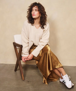 Acetate Long Skirt