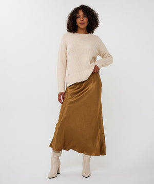 Acetate Long Skirt