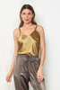 Reversible Solid Hammered Satin Camisole