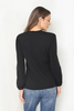 Floral Embroidered Thermal Bishop Sleeve Top