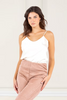 Charmeuse Solid Camisole with Adjustable Straps
