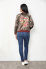 Reversible Embroidered Satin Bomber Jacket