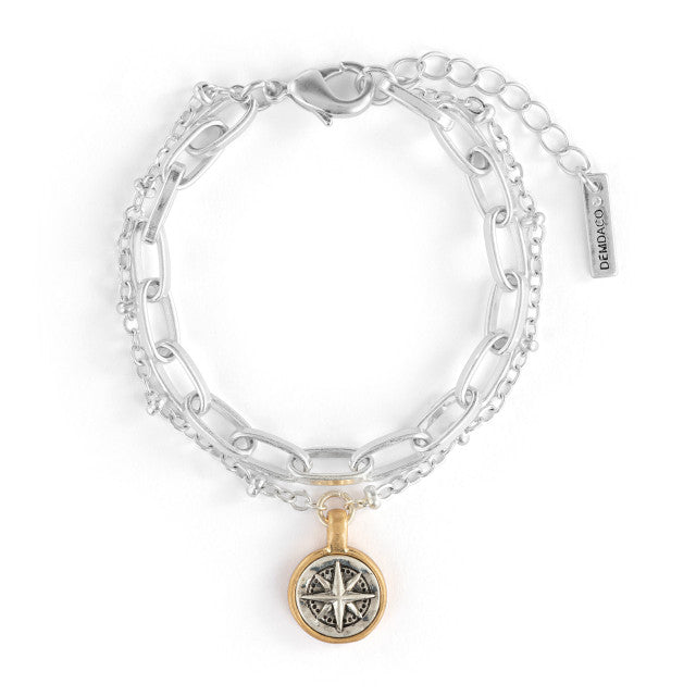 Protect & Guide Bracelet | Silver