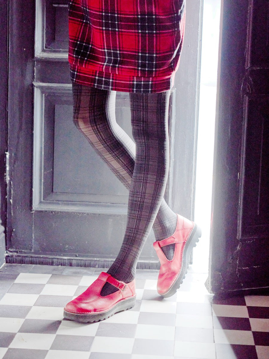 Tartan Pattern Tights