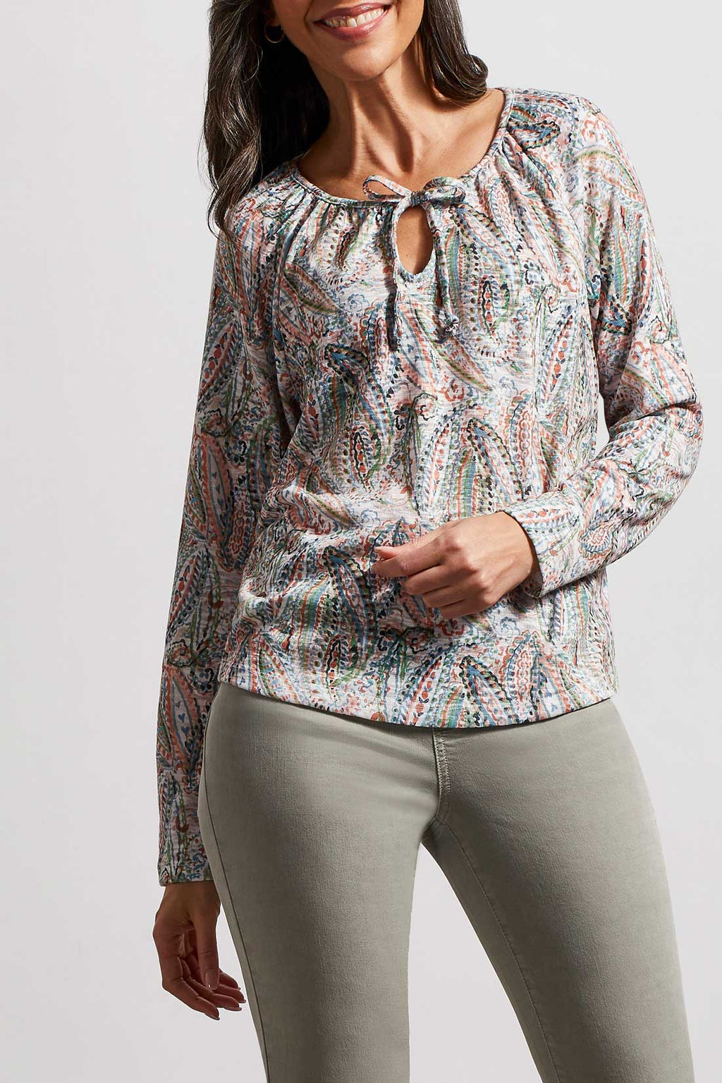 Long Sleeve Peasant Top