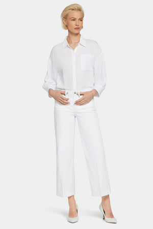 Teresa Wide Leg Ankle Jeans