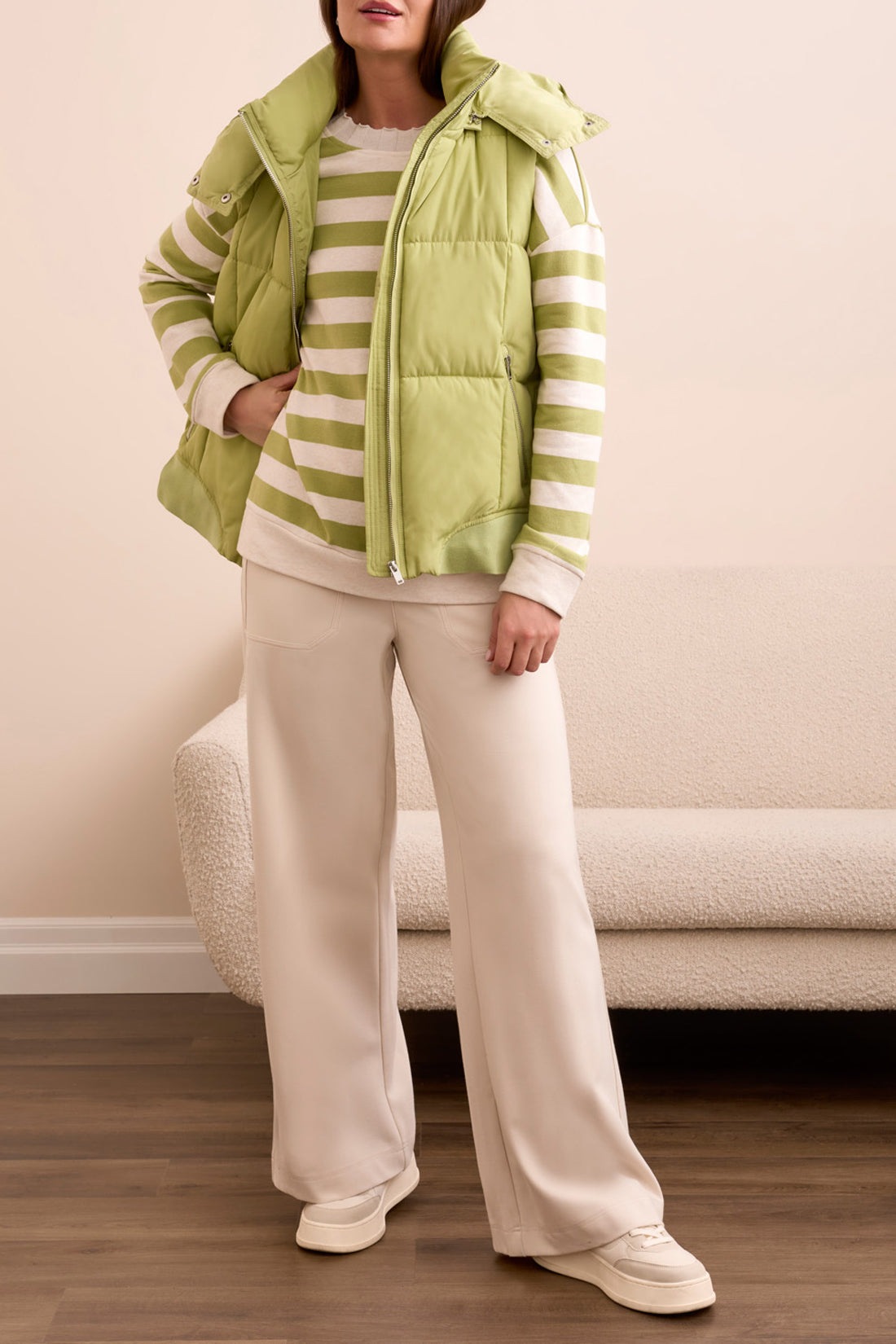 Quilted Vest W/ Removable Hood