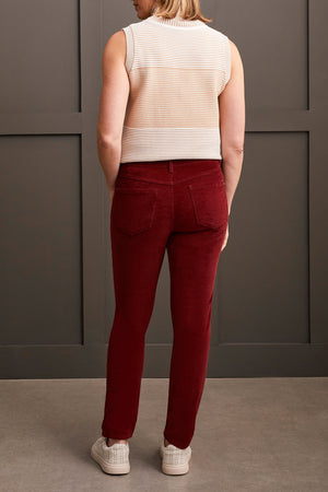 Audrey Pull On Slim Ankle Pants