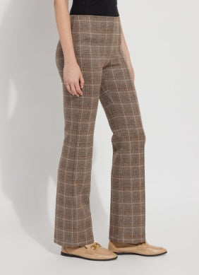 Elysse Wide Leg Pant | Cottage Plaid