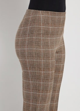 Elysse Wide Leg Pant | Cottage Plaid