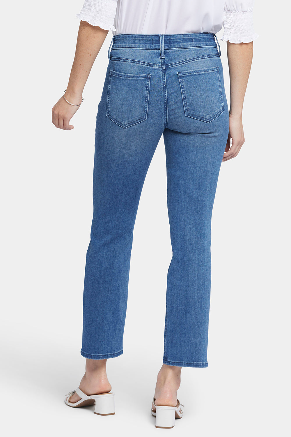 Marilyn Straight Ankle Jeans | Blue Island