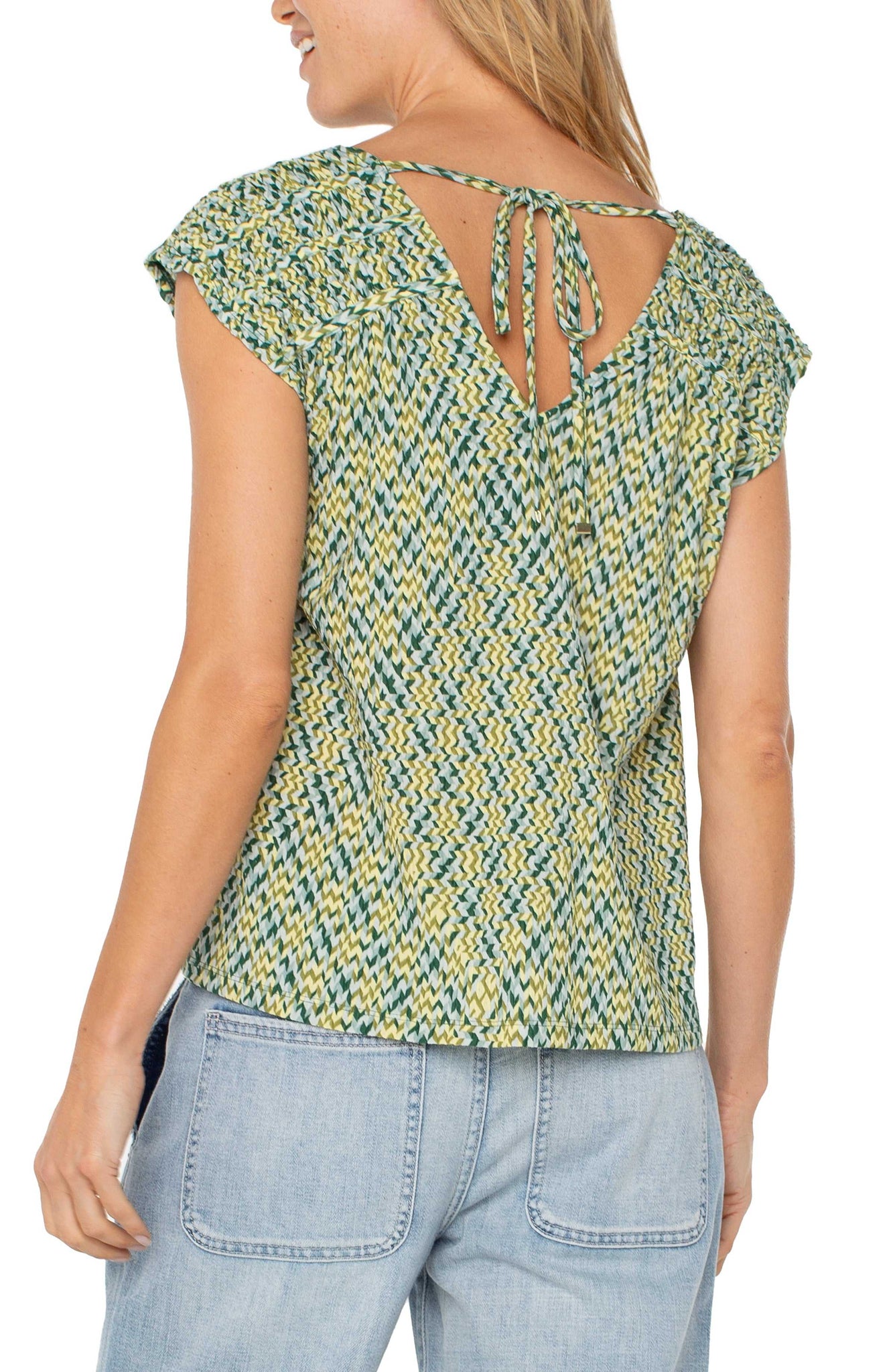 Dolman Tie-back Knit Top