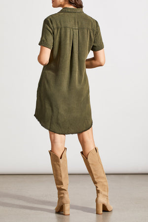 Popover Shirt Dress W/ Pockets