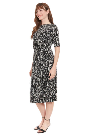 Parisa Buckle Midi Dress