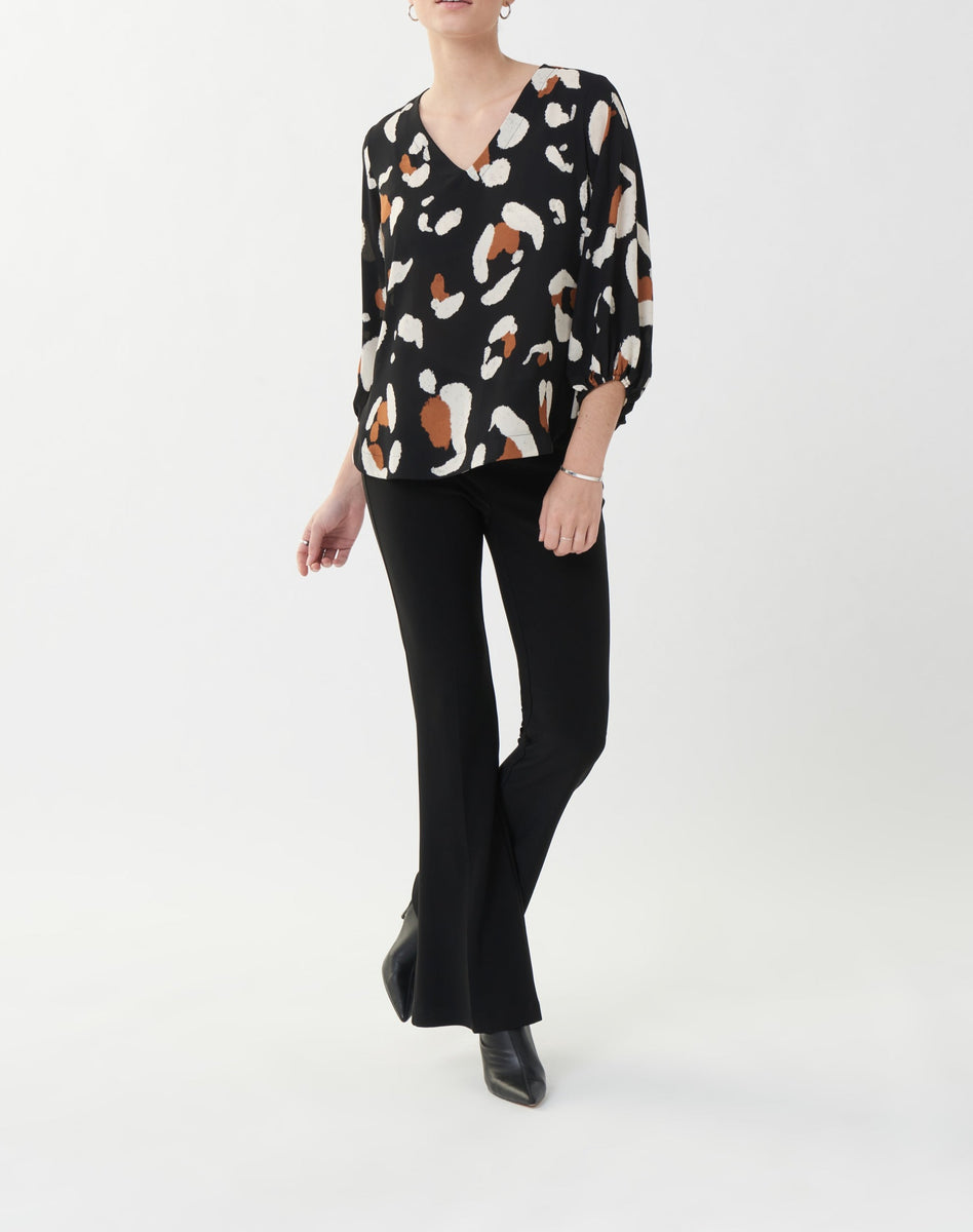 Sheer Animal Print Blouse – The Clothes Tree
