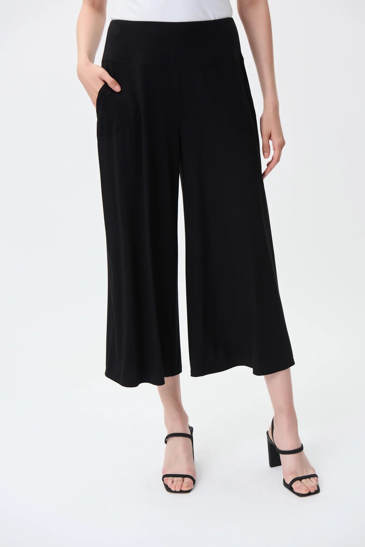 Waistband Pants|Black