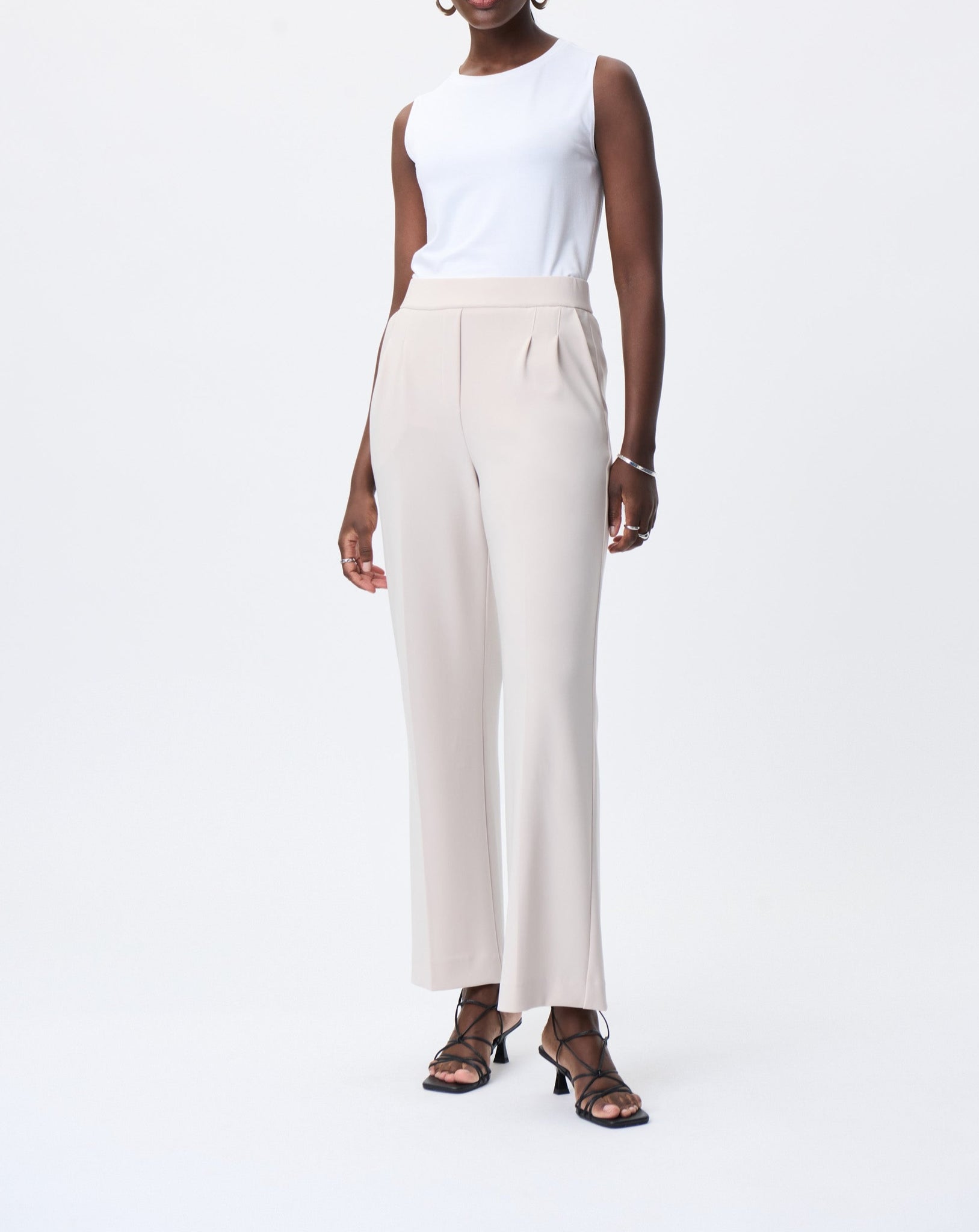 Pleated Trouser | Moonstone