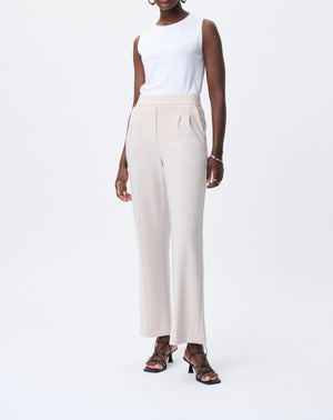 Pleated Trouser | Moonstone